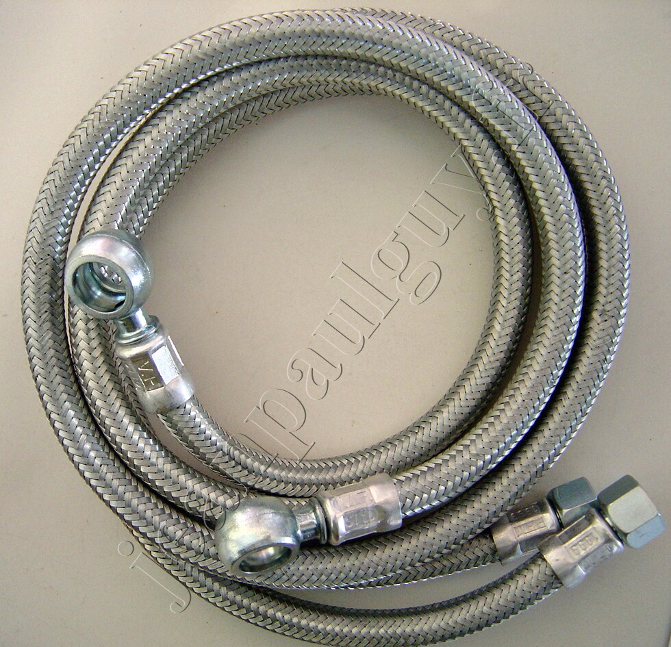 Flexible Pour Fioul DIFF - Filetage F1/2 Des Deux Côtés, Longueur 1200 Mm, Droit - Neuf Sous Emballage